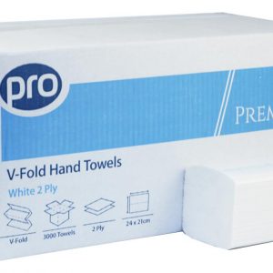 interfold v fold 2ply white - YHS